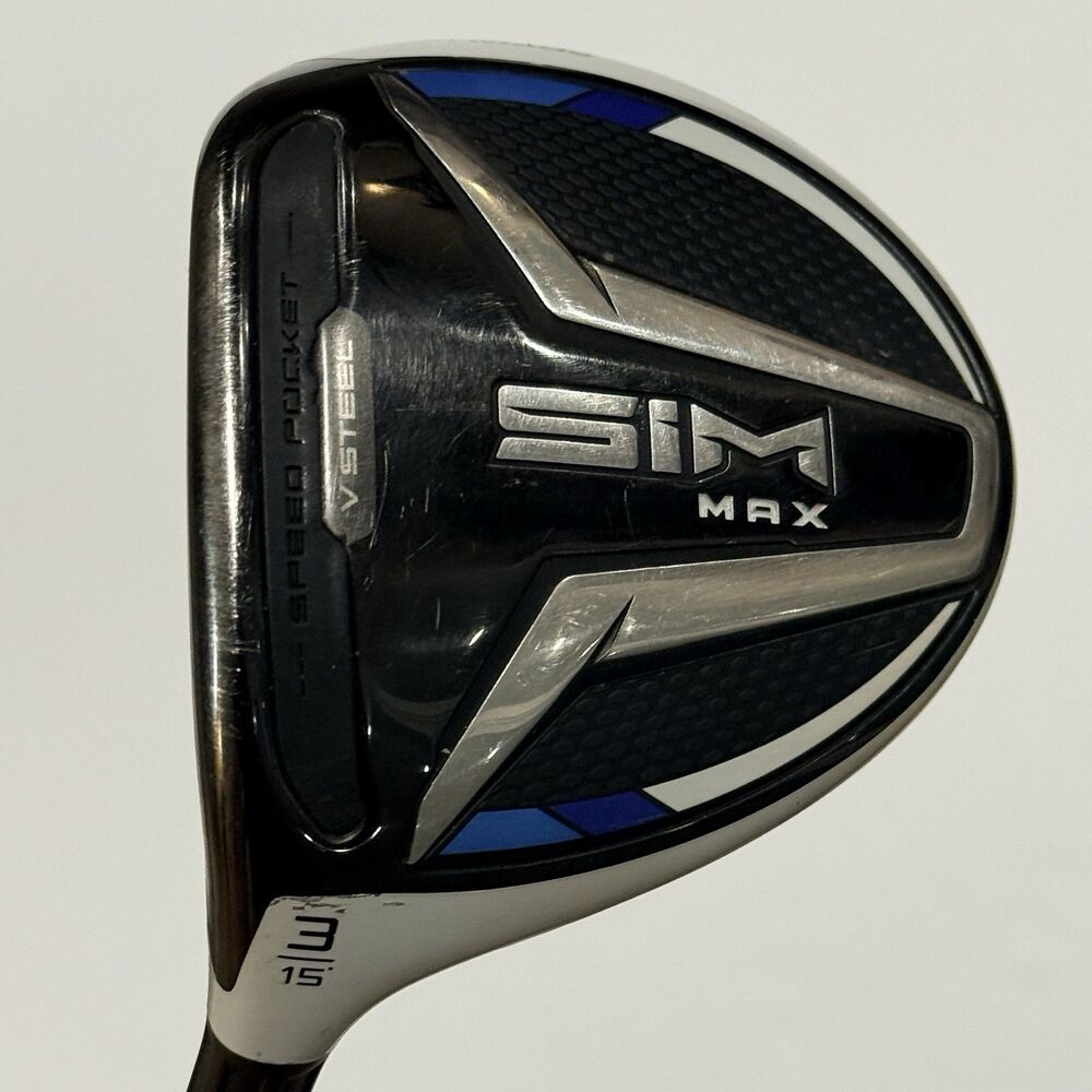 TaylorMade Sim2 Max 3 Wood 15* Left Hand Diamana Blue FW 75 Limited X-Flex